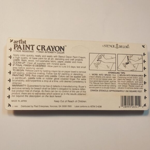 Artist Paint Crayon Ships Fleet Navy Oil Base Artist Stenciler 26539 - Picture 2 of 5